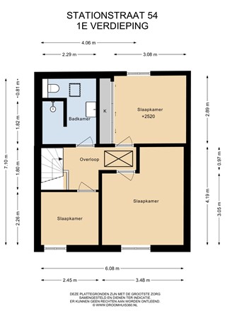 Floorplan - Stationstraat 54, 6191 BG Beek